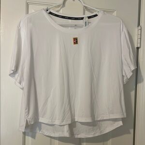 Nike Women's XL White Cropped Top